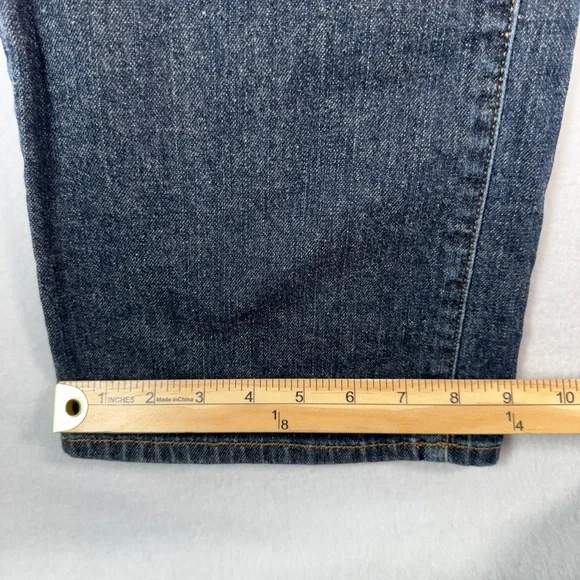 Lucky Brand Jeans Mens 34 Vintage Straight Mid Rise Dark Wash - Picture 11 of 13